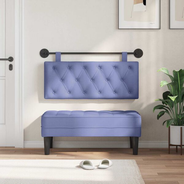 vidaXL Fali Fejt&aacute;mla Falra szerelhető Farmerk&eacute;k 110 x 55 x 7 cm sz&ouml;vet