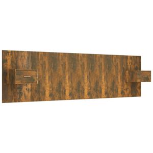 vidaXL f&uuml;st&ouml;s t&ouml;lgy sz&iacute;nű szerelt fa &aacute;gyfejt&aacute;mla szekr&eacute;nyekkel