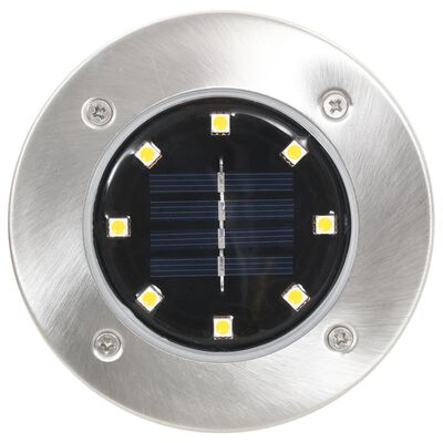 vidaXL 8 darab meleg fehér napelemes talajba szúrható LED-lámpa