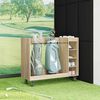 vidaXL Golf Szekr&eacute;ny ker&eacute;kkel Egysz&iacute;nű Sonoma t&ouml;lgy 120 x 45 x 98 cm