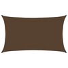 vidaXL barna HDPE napvitorla 160 g/m&sup2; 5 x 8 m