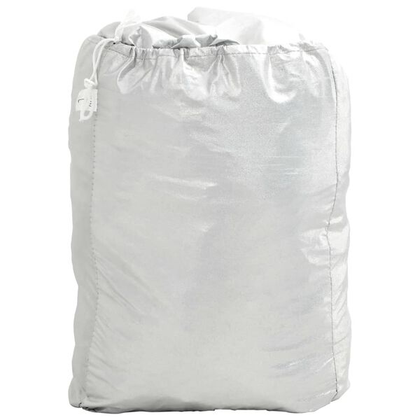 vidaXL ez&uuml;stsz&iacute;nű PEVA f&eacute;l aut&oacute;huzat kamp&oacute;kkal XL