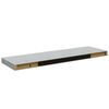 vidaXL betonszürke MDF lebegő fali polc 80 x 23,5 x 3,8 cm