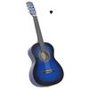 vidaXL k&eacute;k klasszikus git&aacute;r kezdőknek &eacute;s gyerekeknek 3/4 36"