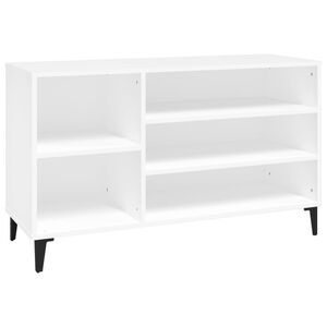 vidaXL feh&eacute;r szerelt fa cipősszekr&eacute;ny 102x36x60 cm