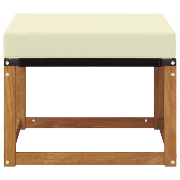 vidaXL K&uuml;lt&eacute;ri l&aacute;btart&oacute; T&ouml;m&ouml;r ak&aacute;cfa &eacute;s Textilene sz&ouml;vet Term&eacute;szetes