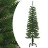 vidaXL v&eacute;kony polietil&eacute;n műkar&aacute;csonyfa &aacute;llv&aacute;nnyal 120 cm