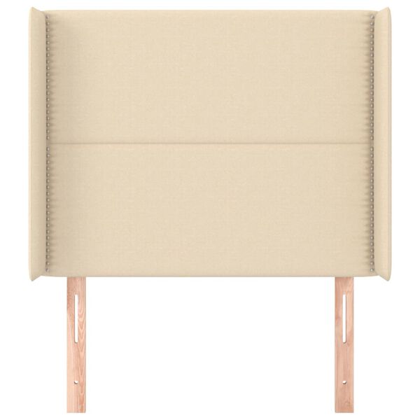 vidaXL kr&eacute;msz&iacute;nű sz&ouml;vet fejt&aacute;mla sz&aacute;rnyakkal 103x16x118/128 cm