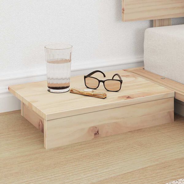 vidaXL &Aacute;gykeret fejt&aacute;ml&aacute;val t&aacute;rol&oacute;val Barna 90 x 200 cm fasz&iacute;nű