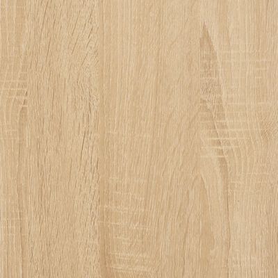 vidaXL sonoma-tölgyszínű szerelt fa dohányzóasztal 100 x 34,5 x 75 cm