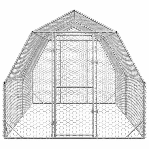 vidaXL Csirkefuttat&oacute; 2,5x4x2,25 m horganyzott ac&eacute;l
