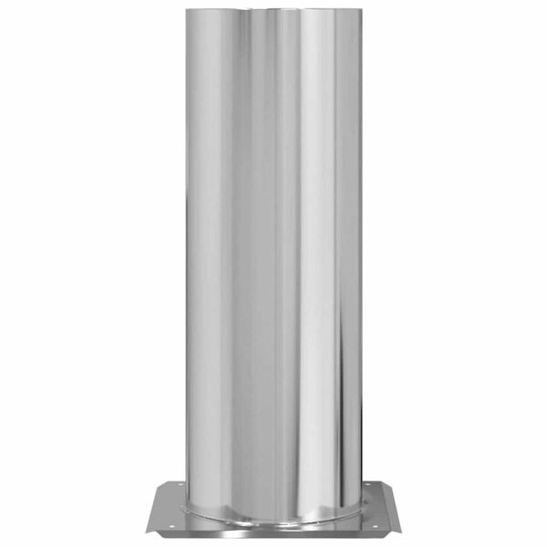 vidaXL K&eacute;m&eacute;ny fej kiterjeszt&eacute;s Ez&uuml;st 29 x 29 x 50 cm Rozsdamentes ac&eacute;l