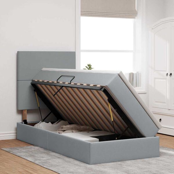 vidaXL &Aacute;gy t&aacute;rol&oacute;val &eacute;s matraccal Vil&aacute;gossz&uuml;rke 90 x 190 cm Poli&eacute;szter