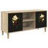 vidaXL TV szekr&eacute;ny BREMEN 102 x 33 x 50 cm Sonoma Szerelt Fa