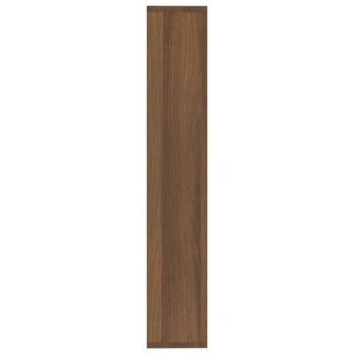 vidaXL barna tölgyszínű szerelt fa fali polc 36 x 16 x 90 cm