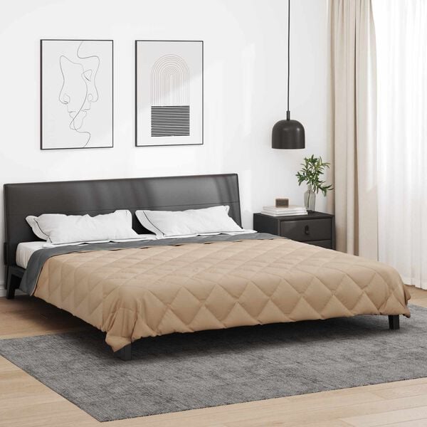vidaXL Teljes &eacute;ves takar&oacute; Antracit &eacute;s Taupe 220 x 240 cm Mikrosz&aacute;l