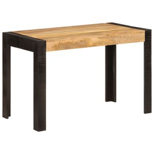 vidaXL t&ouml;m&ouml;r mang&oacute;fa &eacute;tkezőasztal 120x60x76 cm
