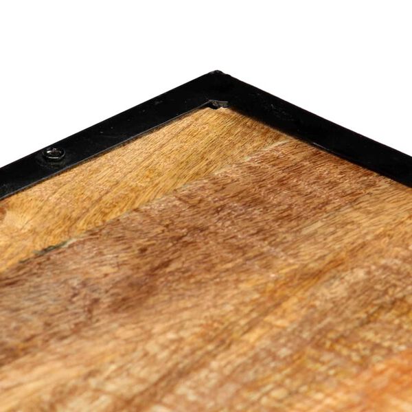 vidaXL tömör újrahasznosított fa dohányzóasztal 90 x 50 x 40 cm