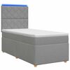 vidaXL Boxspring &aacute;gy matraccal Vil&aacute;gossz&uuml;rke 100 x 200 cm Sz&ouml;vet