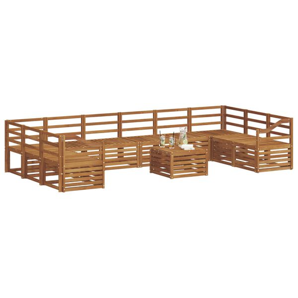 vidaXL &Uuml;lőgarnit&uacute;r&aacute;k Term&eacute;szetes T&ouml;m&ouml;r Ak&aacute;cfa