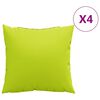 vidaXL 4 db vil&aacute;gosz&ouml;ld kanap&eacute;p&aacute;rna 60 x 60 cm sz&ouml;vet