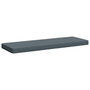 vidaXL 1 darabos padp&aacute;rna VUGHT 100% poli&eacute;szter K&eacute;k 100 x 40 x 5 cm
