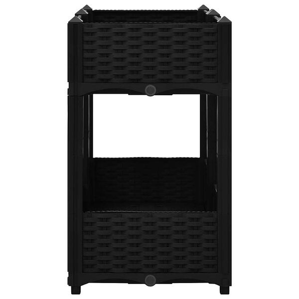 vidaXL polipropilén magaságyás 80 x 40 x 71 cm