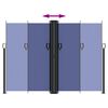 vidaXL kék behúzható oldalsó napellenző 180 x 600 cm