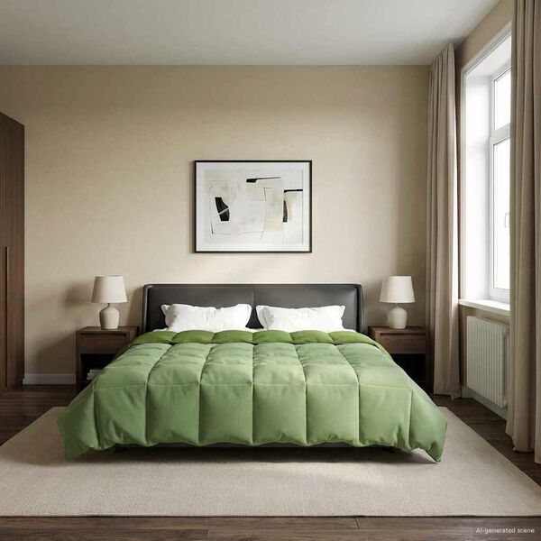 vidaXL Teljes &eacute;ves takar&oacute; S&ouml;v&eacute;nyes Z&ouml;ld 240 x 260 cm Mikrosz&aacute;l