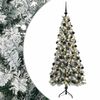 vidaXL Műkar&aacute;csonyfa g&ouml;mbbel 180 cm 300 LED Meleg feh&eacute;r PVC &eacute;s f&eacute;m