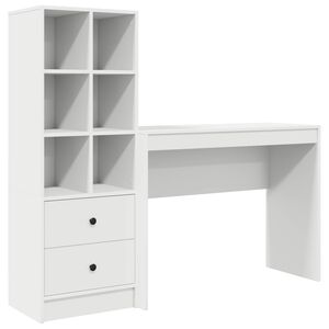 vidaXL Asztal Feh&eacute;r 145,5 x 40 x 127 cm 2 db