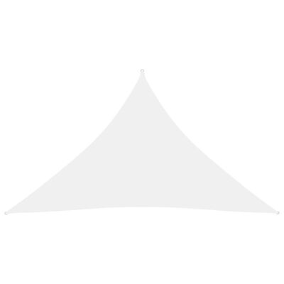 vidaXL fehér háromszögű oxford-szövet napvitorla 3 x 3 x 4,24 m