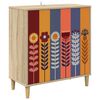 vidaXL Sz&eacute;f ESSEN Sonoma 69 x 33 x 75 cm Szerelt Fa