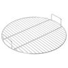 vidaXL kerek 304 rozsdamentes ac&eacute;l BBQ grillr&aacute;cs foganty&uacute;val &Oslash;44,5 cm
