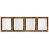 vidaXL Kutyaker&iacute;t&eacute;s &aacute;llv&aacute;nyokkal 4 pcs F&uuml;st&ouml;s T&ouml;lgy 80 x 100 cm