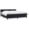 vidaXL fekete b&aacute;rsony rug&oacute;s &aacute;gy matraccal 200x210 cm