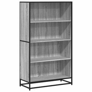 vidaXL sz&uuml;rke sonoma sz&iacute;nű szerelt fa k&ouml;nyvespolc 80,5 x 35 x 139 cm
