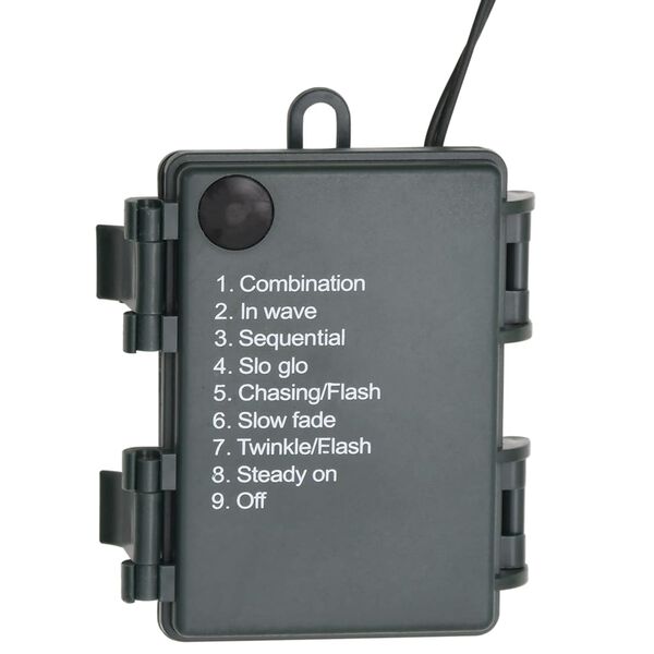 vidaXL z&ouml;ld PVC kar&aacute;csonyi koszor&uacute; LED-ekkel 45 cm