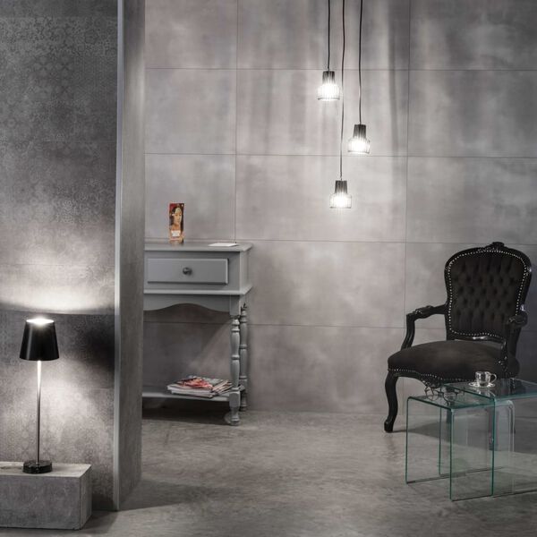 Grosfillex Gx Wall+ 5 db sz&uuml;rke kőmint&aacute;s falburkol&oacute; csempe 45x90 cm