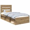 vidaXL &Aacute;gykeret fejt&aacute;ml&aacute;val Műv&eacute;szi t&ouml;lgy 75 x 190 cm T&ouml;m&ouml;r fenyőfa