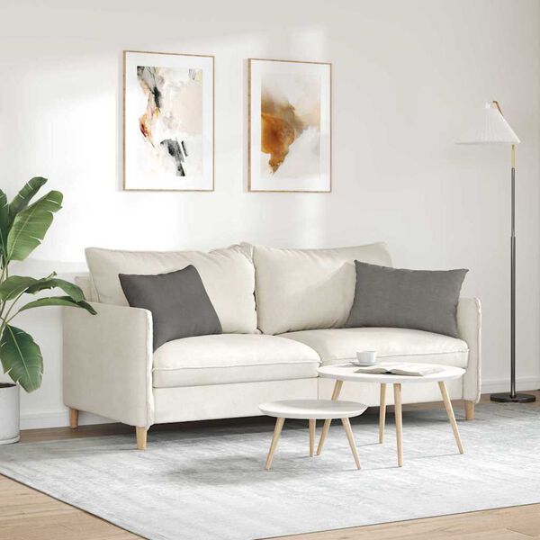 vidaXL Kanap&eacute; p&aacute;rn&aacute;k 2 pcs Vil&aacute;gossz&uuml;rke 60 x 40 cm B&aacute;rsonyos sz&ouml;vet