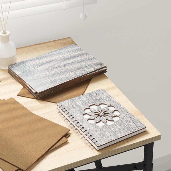 vidaXL Dekor Panelek 150 pcs Sz&uuml;rke Sonoma 15 x 21 x 0.27 cm Faanyag