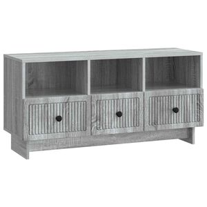 vidaXL TV szekr&eacute;ny fi&oacute;kkal Sz&uuml;rke Sonoma 102 x 34,5 x 50 cm Szerelt Fa