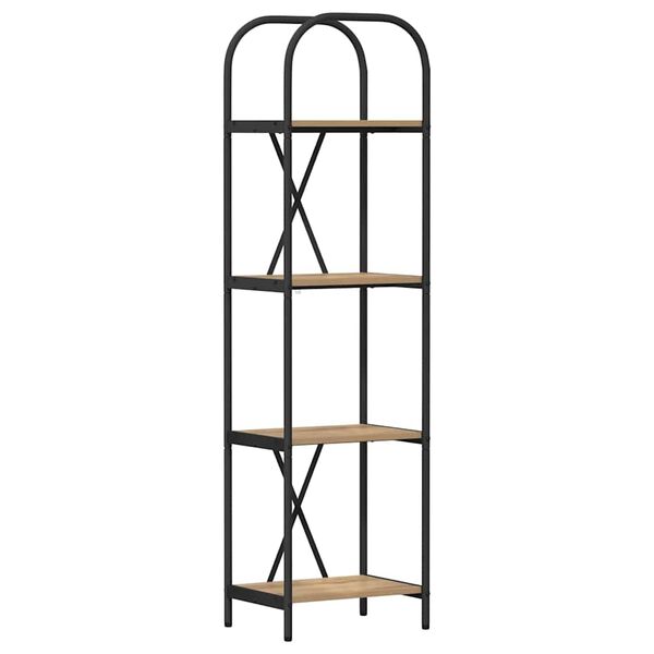 vidaXL K&ouml;nyvespolc Artisan t&ouml;lgy 40 x 30 x 146 cm Faanyag