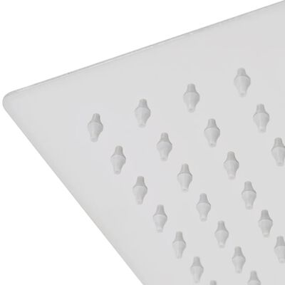 vidaXL Rozsdamentes acél zuhanyrózsa 30x40 cm téglalap alakú