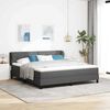 vidaXL Boxspring &aacute;gy matraccal S&ouml;t&eacute;tsz&uuml;rke 180 x 200 cm sz&ouml;vet