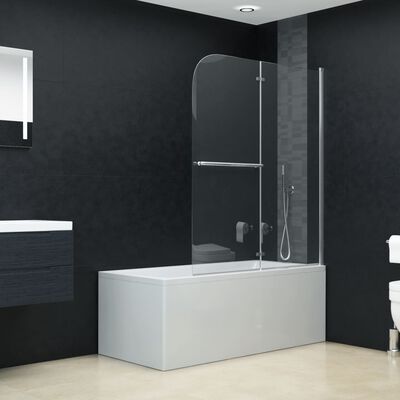 vidaXL ESG zuhanykabin 2-paneles összecsukható ajtóval 120 x 140 cm