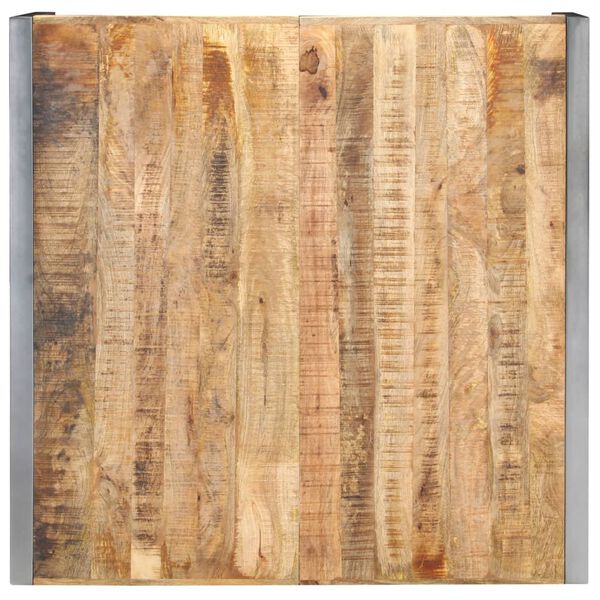 vidaXL nyers mang&oacute;fa doh&aacute;nyz&oacute;asztal 120 x 120 x 40 cm