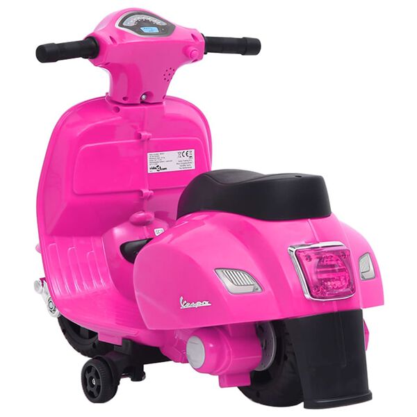 vidaXL Vespa GTS300 rózsaszín elektromos játék motorbicikli