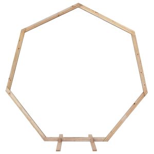 vidaXL Esk&uuml;vői &Iacute;v Vil&aacute;gos Barna 221 x 92 x 216 cm T&ouml;m&ouml;r fenyőfa